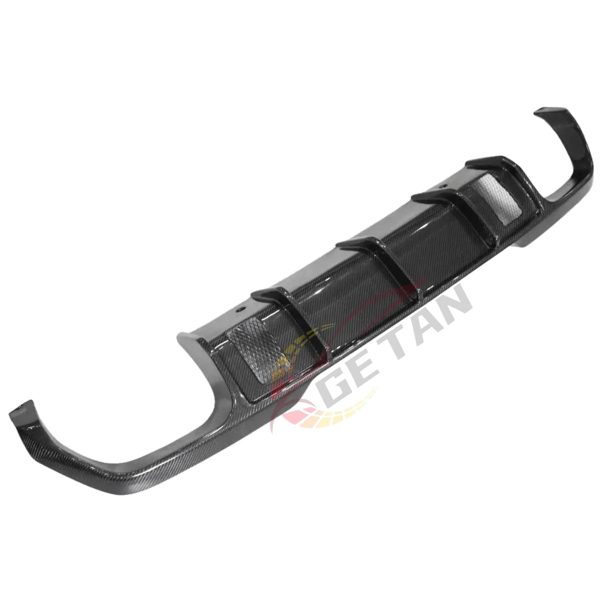 High Quality Carbon Fiber V Style Rear Diffuser for BMW M8 F91 F92 F93 New Condition Bumper