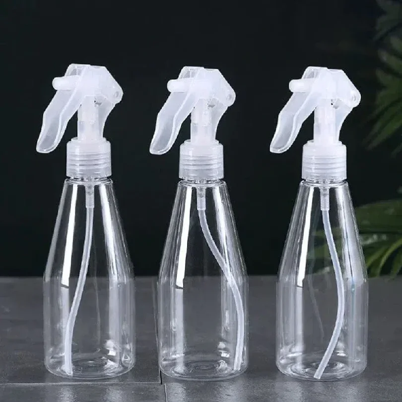 

200ml Refillable Hand Trigger Spray Bottle Plastic Cleaning Water Sprayer Perfume Atomizer Empty Bottle Kitchen Gardening Tools
