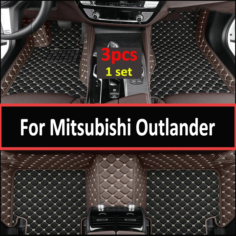 

Hybrid Vehicle Car Mats For Mitsubishi Outlander PHEV GN 2022~2023 5seat Leather Pad Car Floor Mats Tapis De Sol Car Accessories