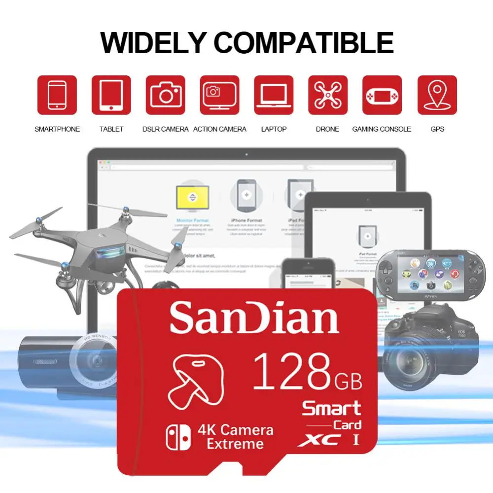 Original Micro TF SD Card 2TB High Speed Micro Memory Card 1TB SD Memory Card Flash Card For Phone Camera Free Shiping