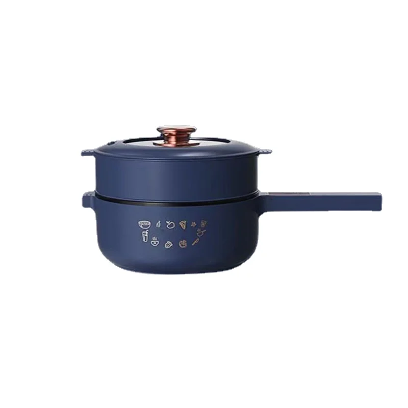 Nouvelle cuisinière électrique intelligente multifonctionnelle avec panneau de cuisson à vapeur, revêtement de glaçage en céramique, une casserole polyvalente de 2,5 l