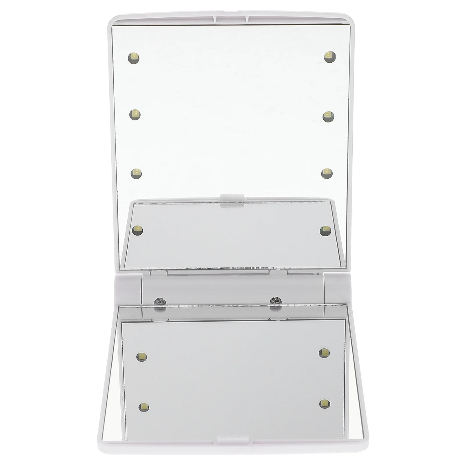 Portable Makeup Foldable Led Light Compact Beauty Mirror For Travel Rechargeable Mirror Magnifying