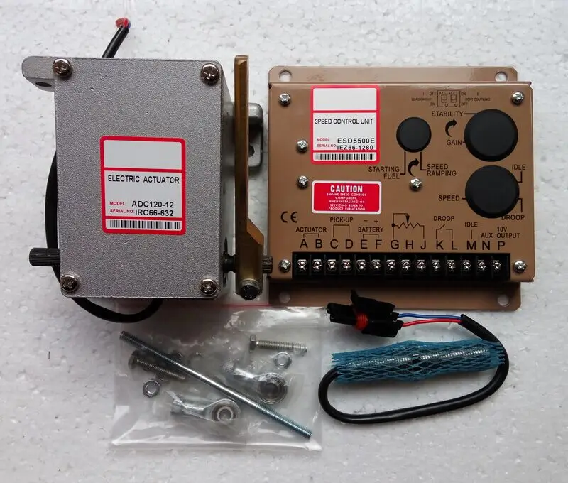 ADC120 diesel generator External actuator ADC120-24V or ADC120-12V with ESD5500E series speed governor and speed sensor 3034572