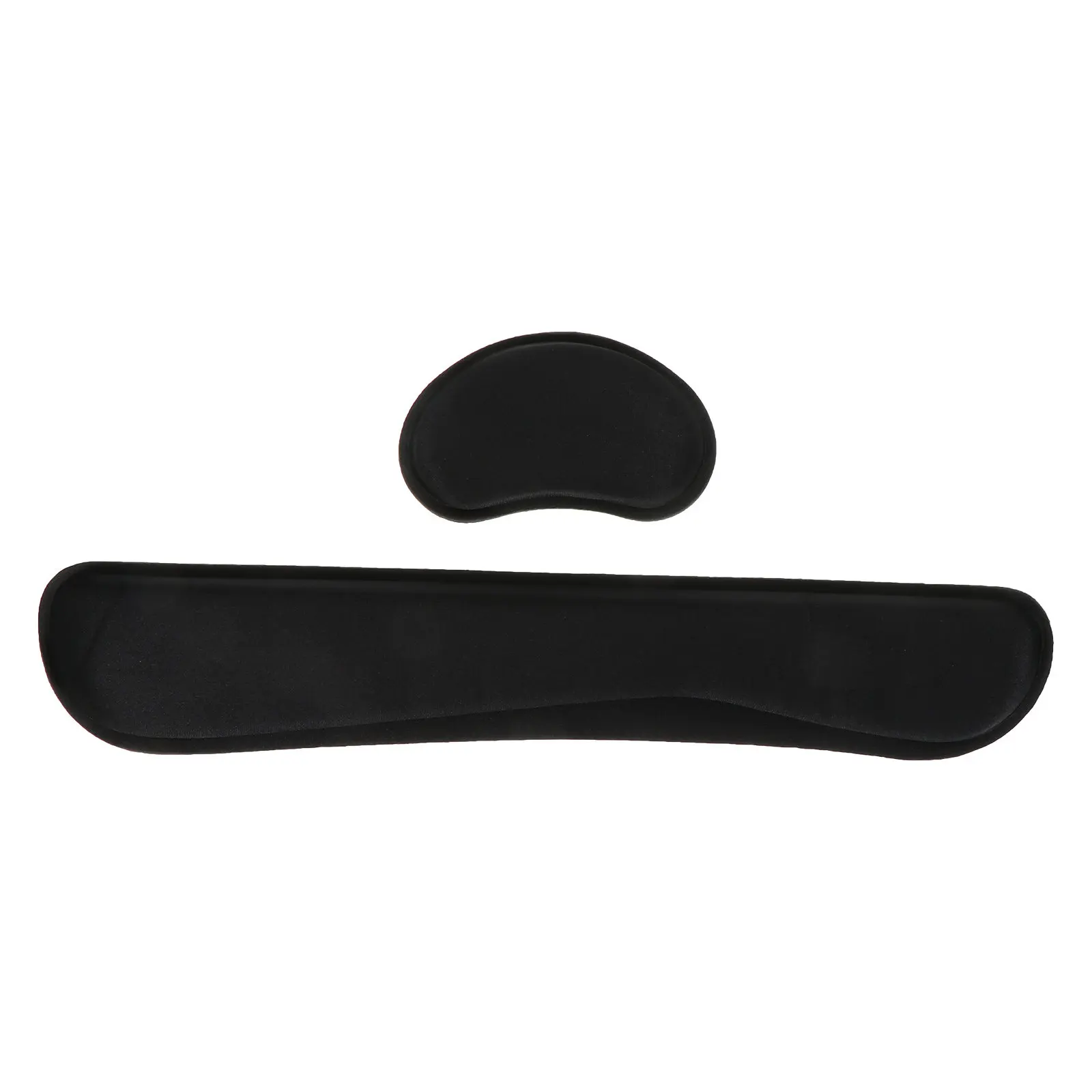 1Set Memory Wrist Rest Set Ergonomic Keyboard Mouse Support Pad Comfortable Hand Cushion Non-Slip for Office Gaming