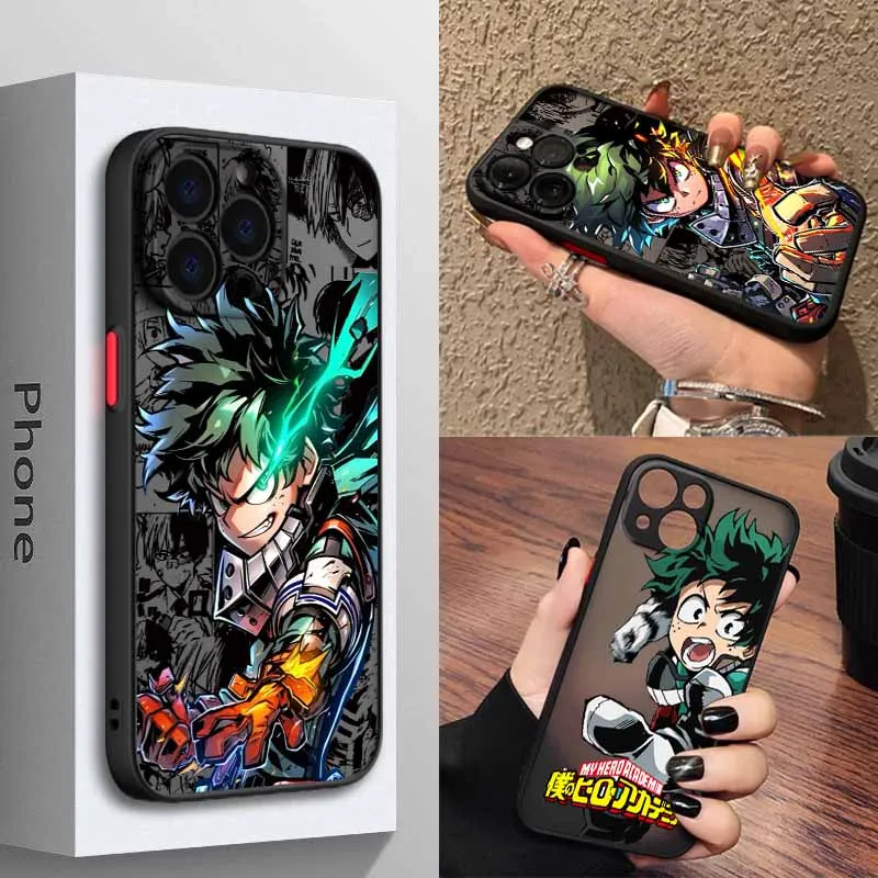 بلدي بطل الأكاديمية ل ممن لهم Realme 15 13 12 11 10 9i 8 7i 7 6 5 برو زائد متجمد شفافة لينة جراب هاتف