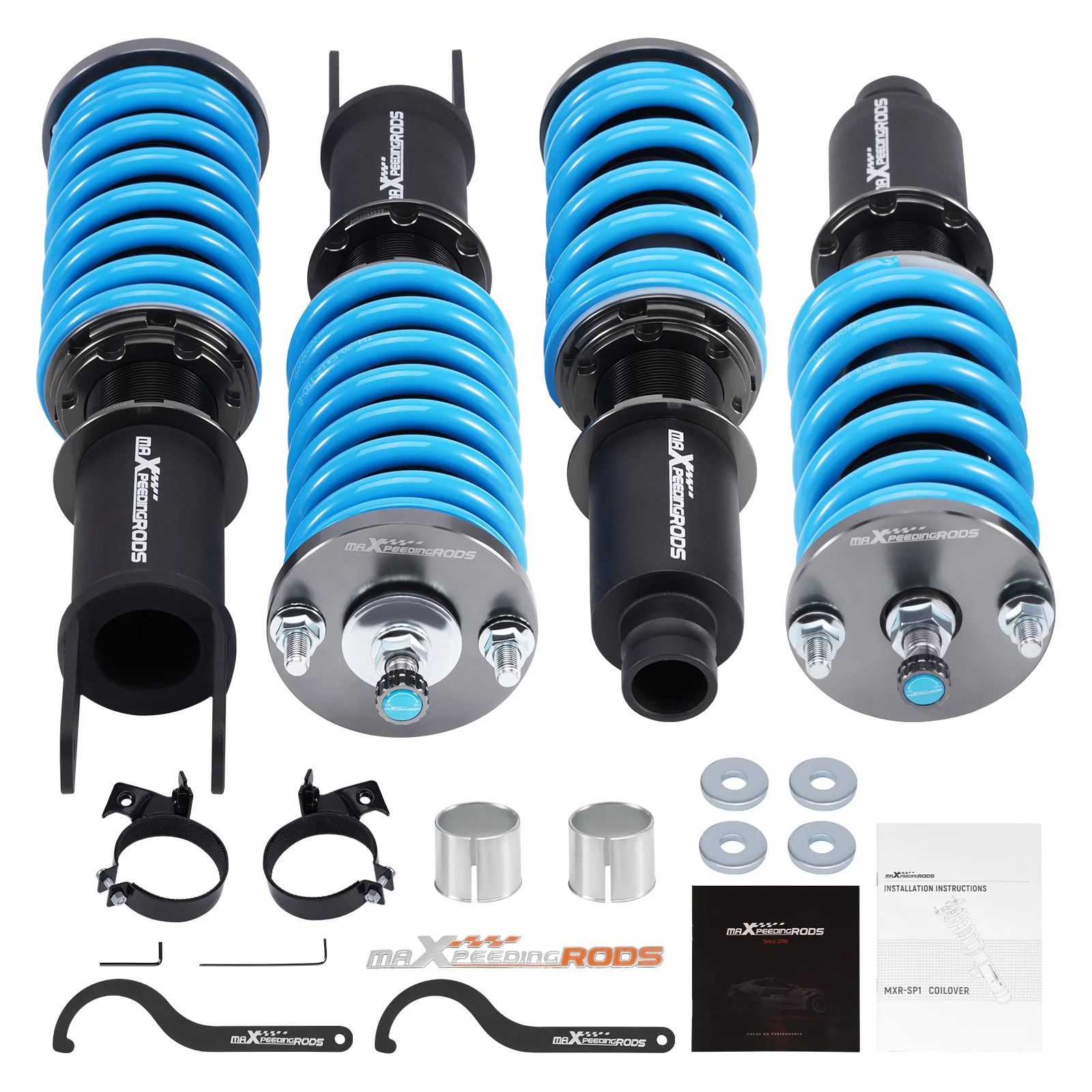 Coilover for Mitsubishi Lancer 2008-2016,, 24 Ways Damper Adjustable Coilovers Suspension Kit