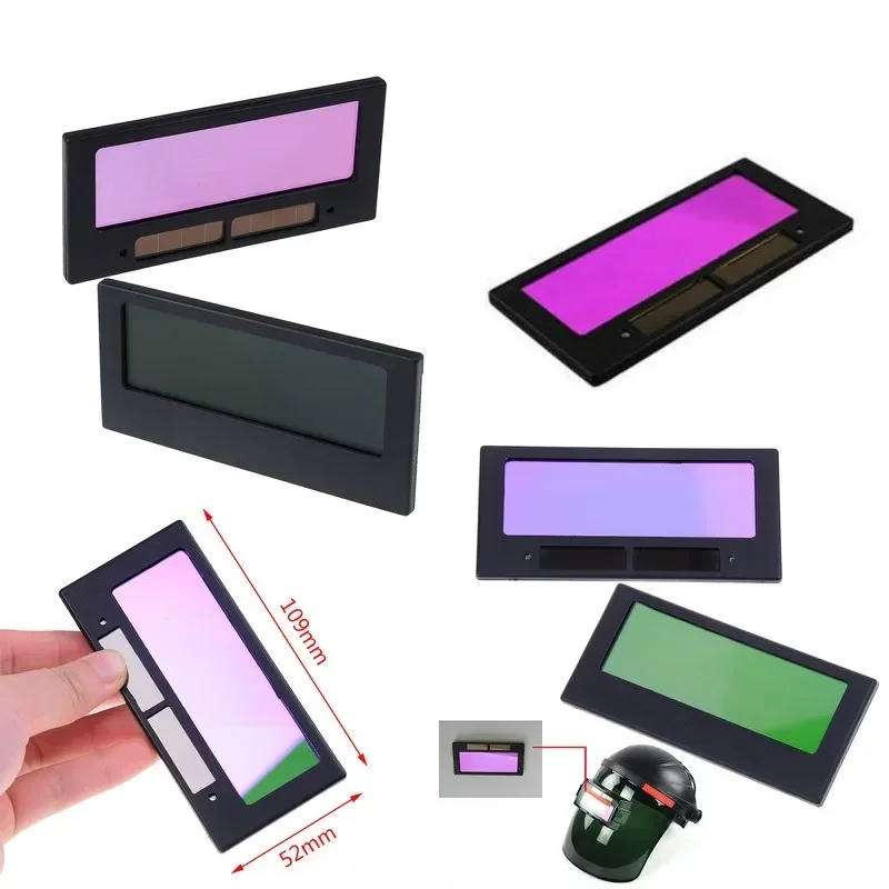 

Durable Welding Lens Auto Darkening 0.2S Return Delay Solar Powered Auto Darkening Welding Helmet Mask Welding Glass For Welding