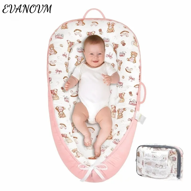 

Anti-Pressure Detachable Washable Fetal Mimic Womb Baby Nest Comfortable Safe Infant Sleeping Quarters Portable Baby Bed Mid-Bed