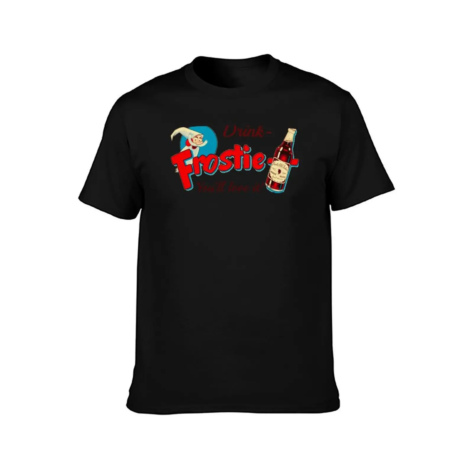 Vintage Frostie Root Beer Design T-Shirt t shirt man designer T-Shirt