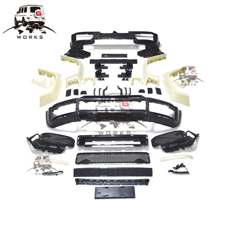 

STLFAuto Body Systems W464 G63 Bodykit for G550 G500 G63 Upgrade B700 Wide Star Car Bumpers Facelift Full Body Sets W463A