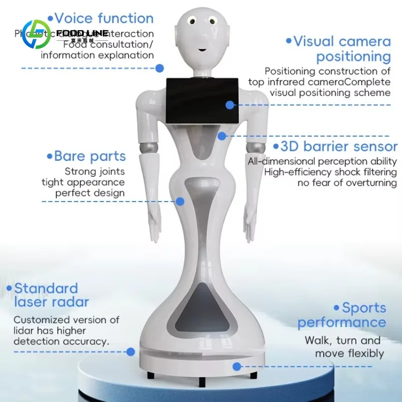 Factory Price Commercial Reception Robot Cheap AI Service Welcome Robot for Retail Businesses