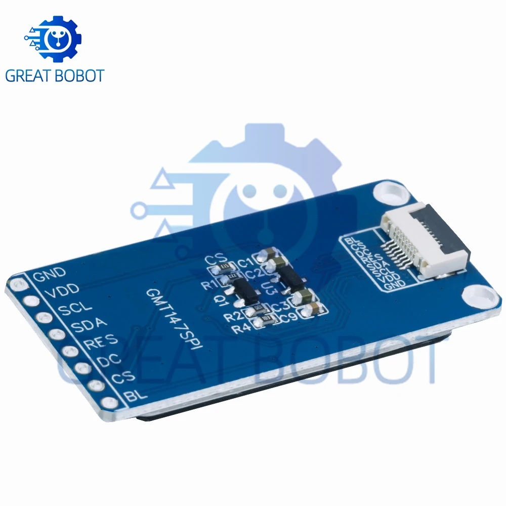 1.47-inch HD IPS TFT LCD Display Module with 172×320 Resolution, ST7789 Controller, and 3.3V SPI Interface