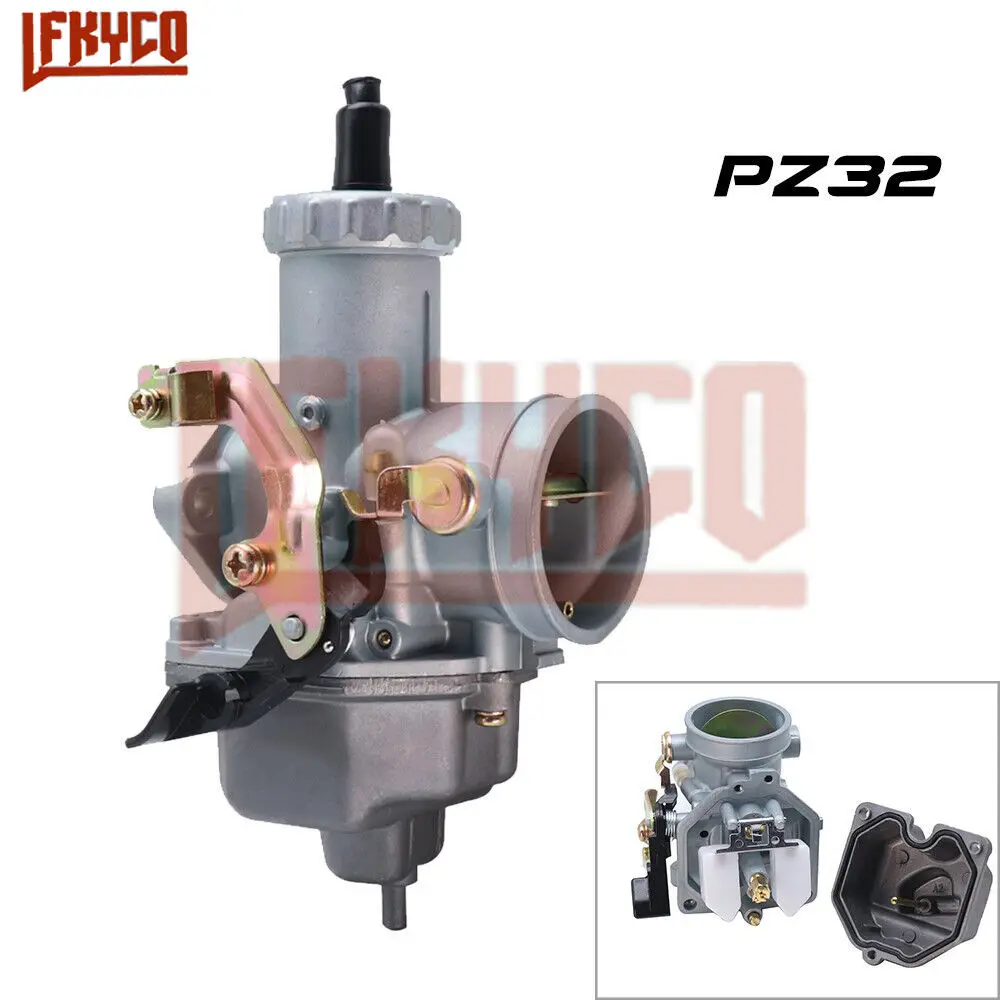 PZ32 32mm Carburetor Motorcycle Carb Universal for Keihin CG250 CG300 QUAD ATV Dirt Bike 250CC 300CC Gasoline Racing Moto Enduro