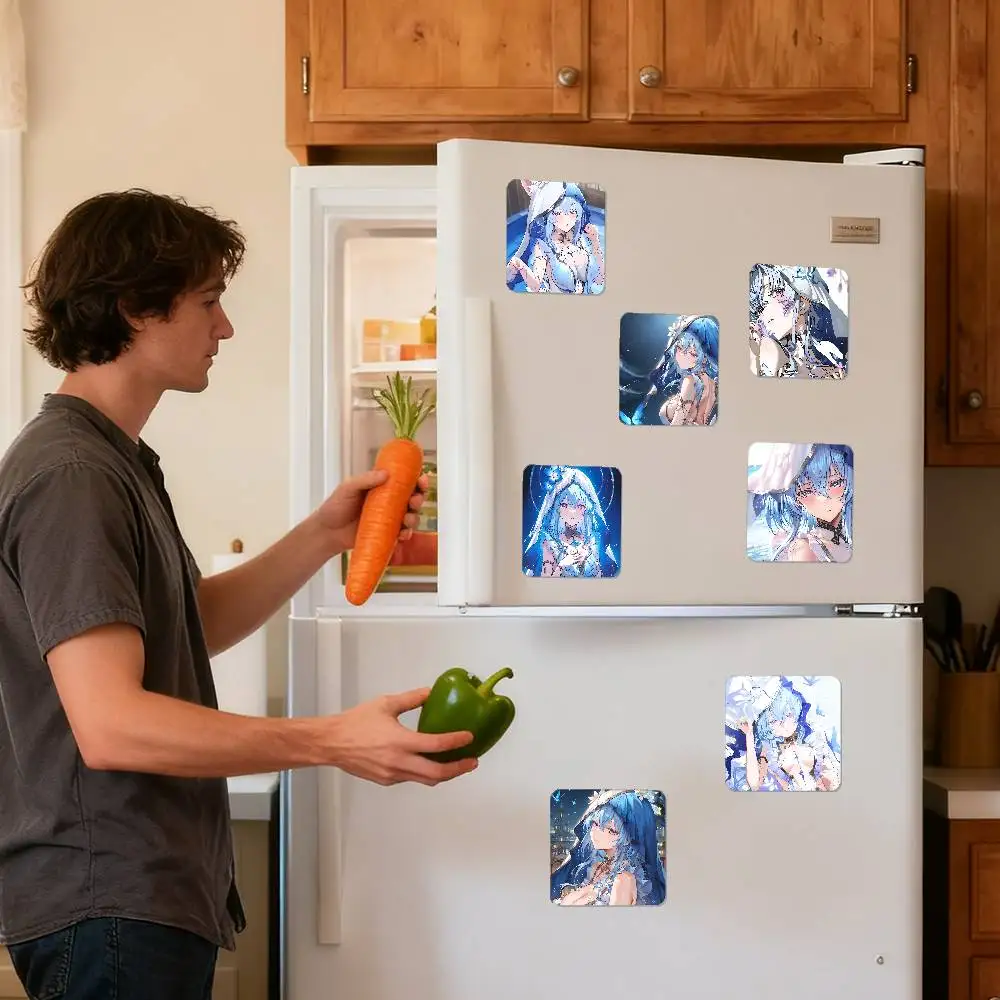 Shorekeeper Wuthering Waves Refrigerator Magnet Personalized Creative Magnetic Stickers With Magnets