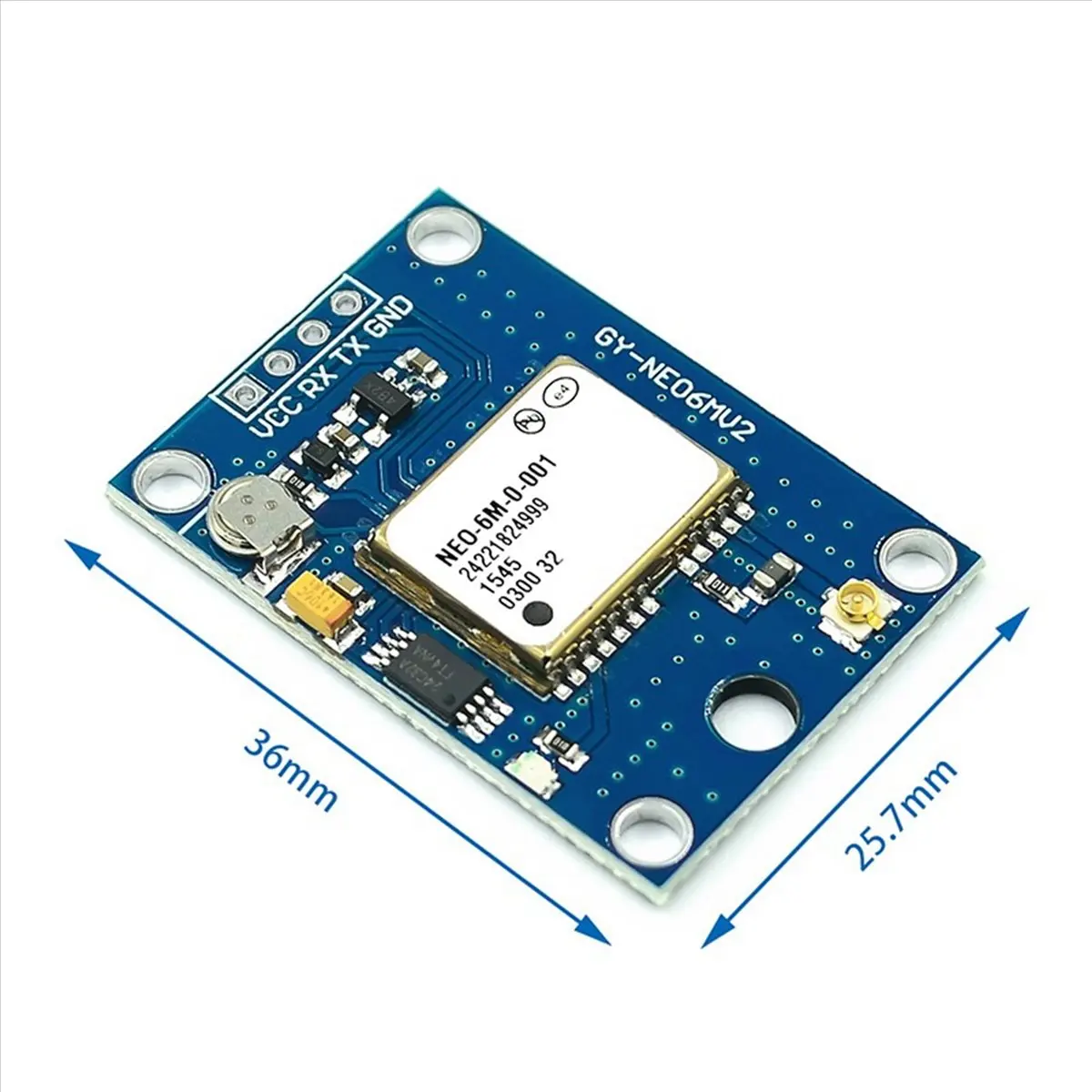 A14G -NEO-6MV2 NEO-6M GPS Module with Flight Control EEPROM APM2.5 Large Antenna