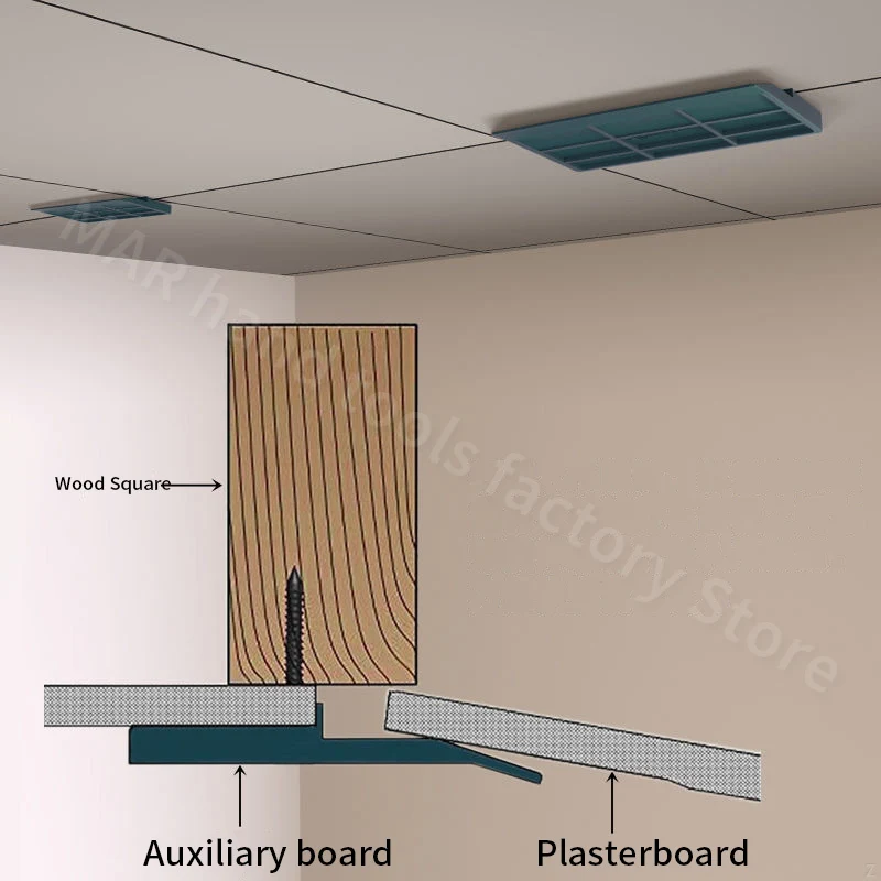 Decken position ierungs platte Gipskarton befestigungs werkzeug für die Installation von Trockenbau beschlägen Gipskarton Tischler Wand halter