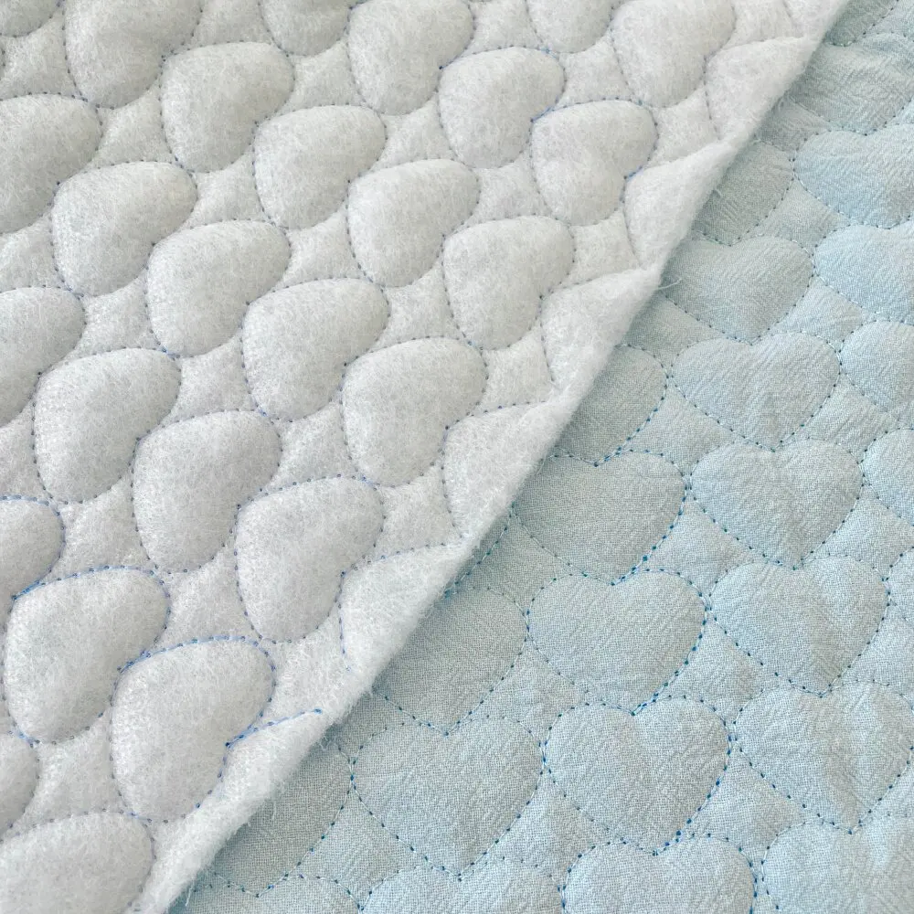 137x50cm Neuer Stil Ins Knitterstoff Liebe Gesteppter Baumwollstoff Verdickter Stoff für Kleidung Kissen Tischdecke DIY – Detail 9