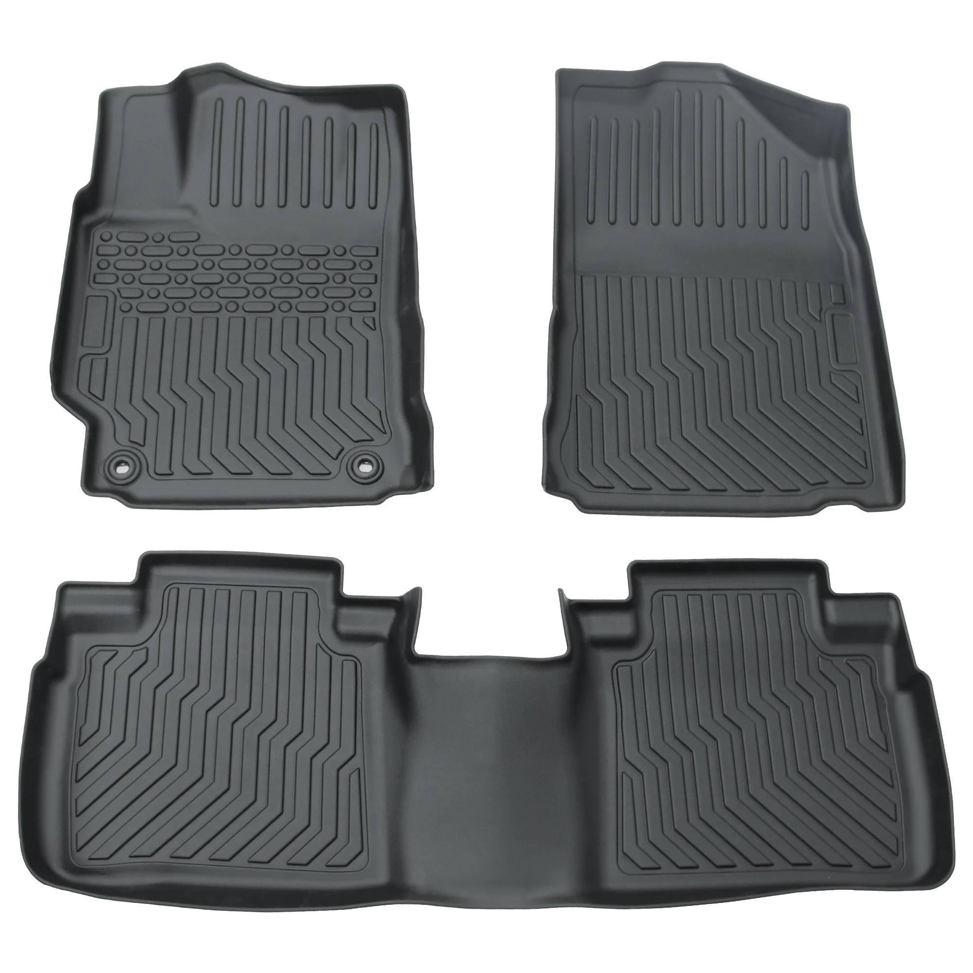 

3PCS Floor Mats for 2015-2017 Toyota Camry All Weather 3D Molded TPE Car Liners