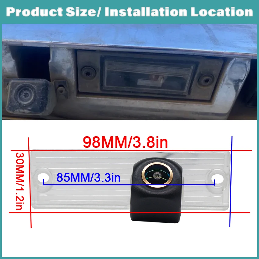 170°Golden HD Car Rear View Reverse Back Up Parking Night Vision Camera For Suzuki Swift 2004 2005 2006 2007 2008 2009 2010 2011