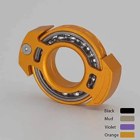 原子核マジックリングチップジャイロスコープ航空アルミ合金金属 EDC 大人の減圧指のおもちゃ