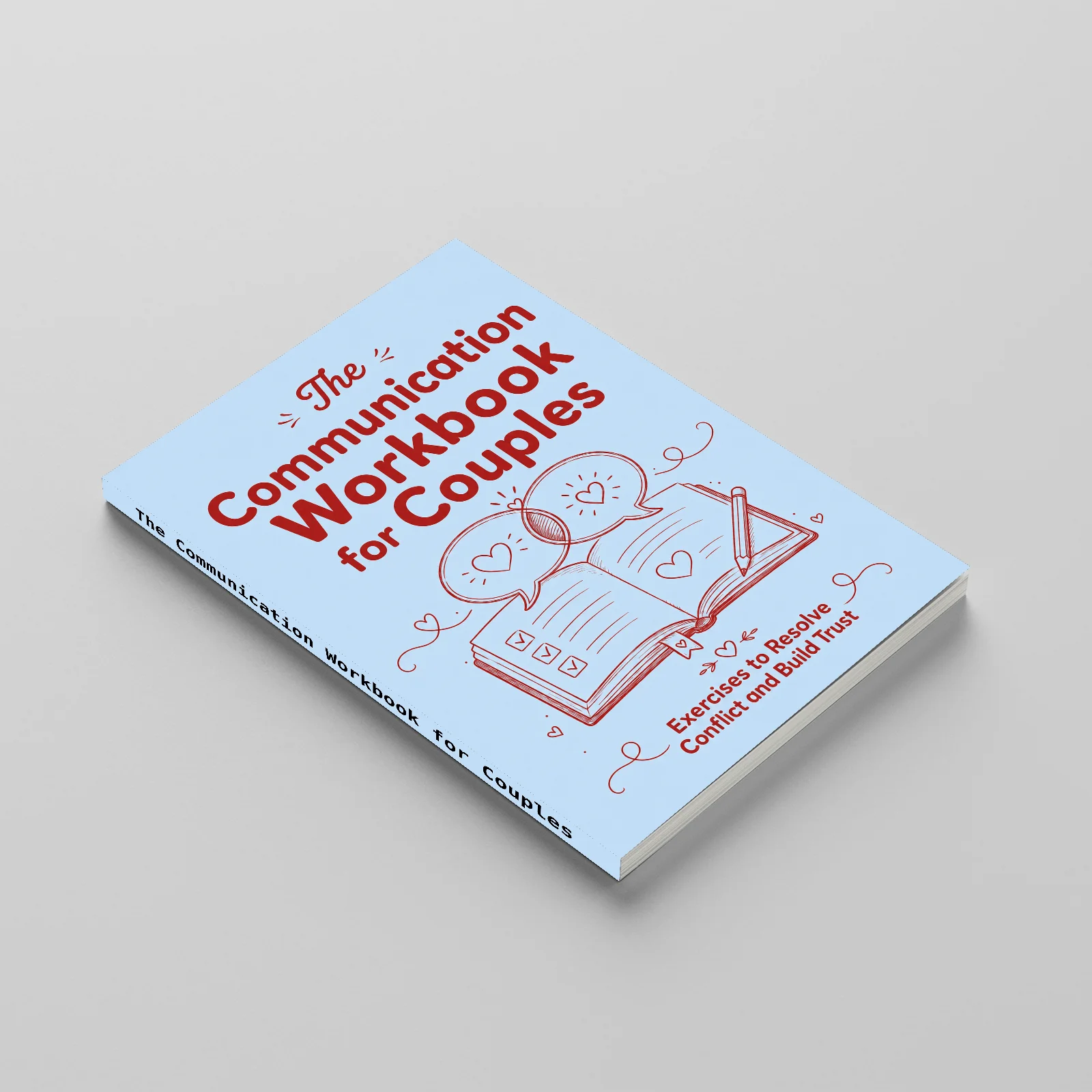 Communication Workbook for Couples, Relationship Conversation Guide to Resolve Conflict, Build Trust, Improve Listening