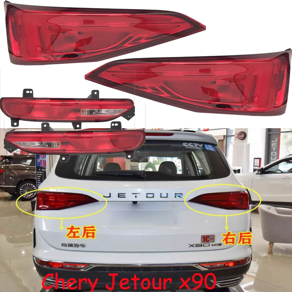 

1pcs Car bupmer tail light for Chery Jetour X90 taillight car accessories DRL fog Chery Jetour X90 rear light