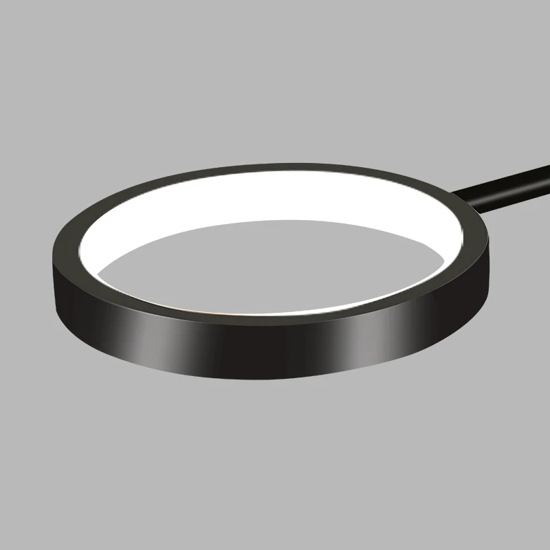 Luces colgantes mesa moderna LED candelabro lineal largo iluminación de isla de cocina para lámpara colgante comedor sala de estar luz de oficina