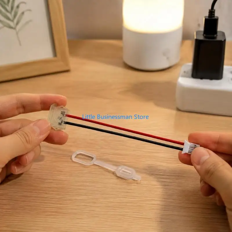 USB C Female Power Pigtails with Red and Black Wire Coding for Projects M76A
