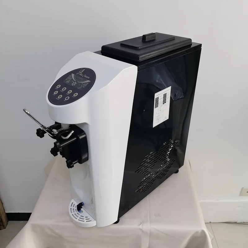 Three Flavors Ice Cream Making Machine Milk Tea Shop Soft Ice Cream Maker Stainless Steel Ice Cream Machine 1000W