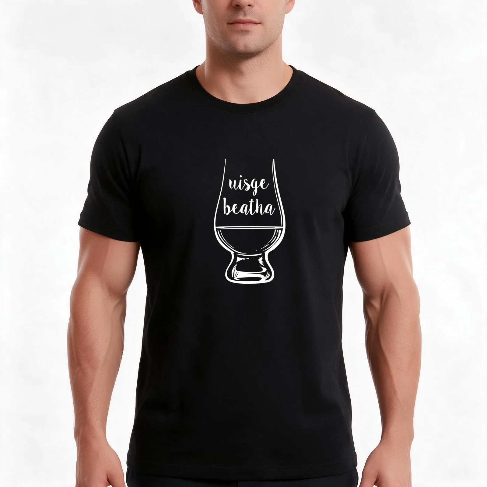 Uisge Beatha - Whiskey Whisky - Balsamic Balance T-Shirt, Summer Casual Cotton Tee, Oversized Streetwear Tops, Unisex Men Women