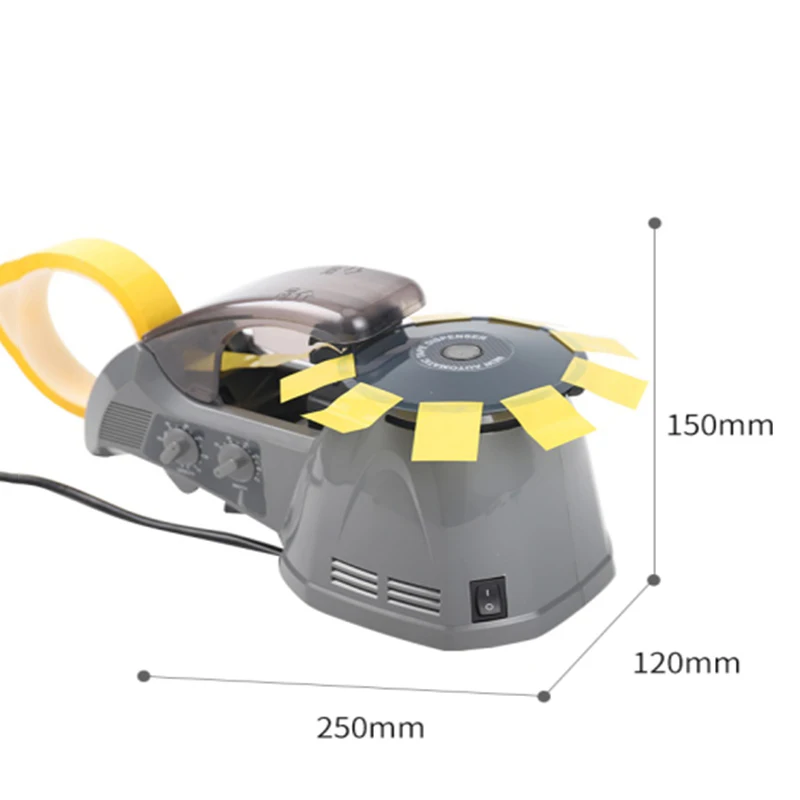 ZCUT-870 Carousel Tape Dispenser Electric Packing Tape Cutter 110-230V 18W