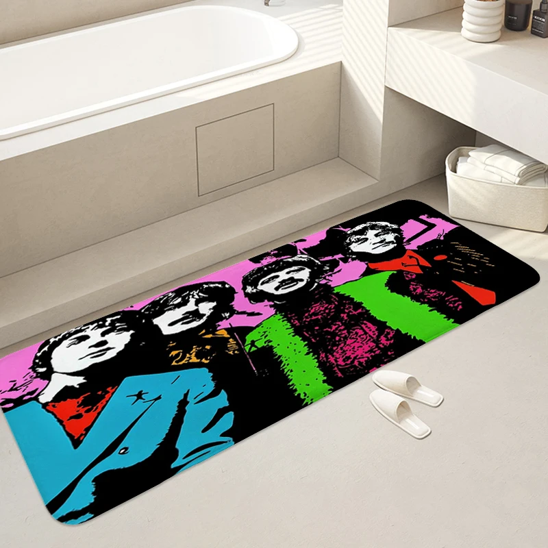 

Kitchen Carpet for Bedroom Z-The Beatle Bands Bathroom Rug Aesthetic Floor Mats for Home Decorations Funny Doormat