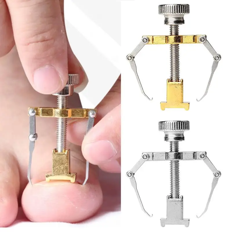 1pcs Corrector Clip Paronychia Cure Nail Straightening Ingrown Toenails Pedicure Tool Health Care Stainless Steel Relief Pain