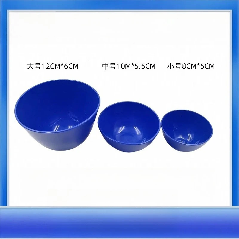 3Pcs Gypsum Mixing Bowl, Transparent Leather Bowl, Colored Silicone Soft Bowl, Soft Rubber Bowl