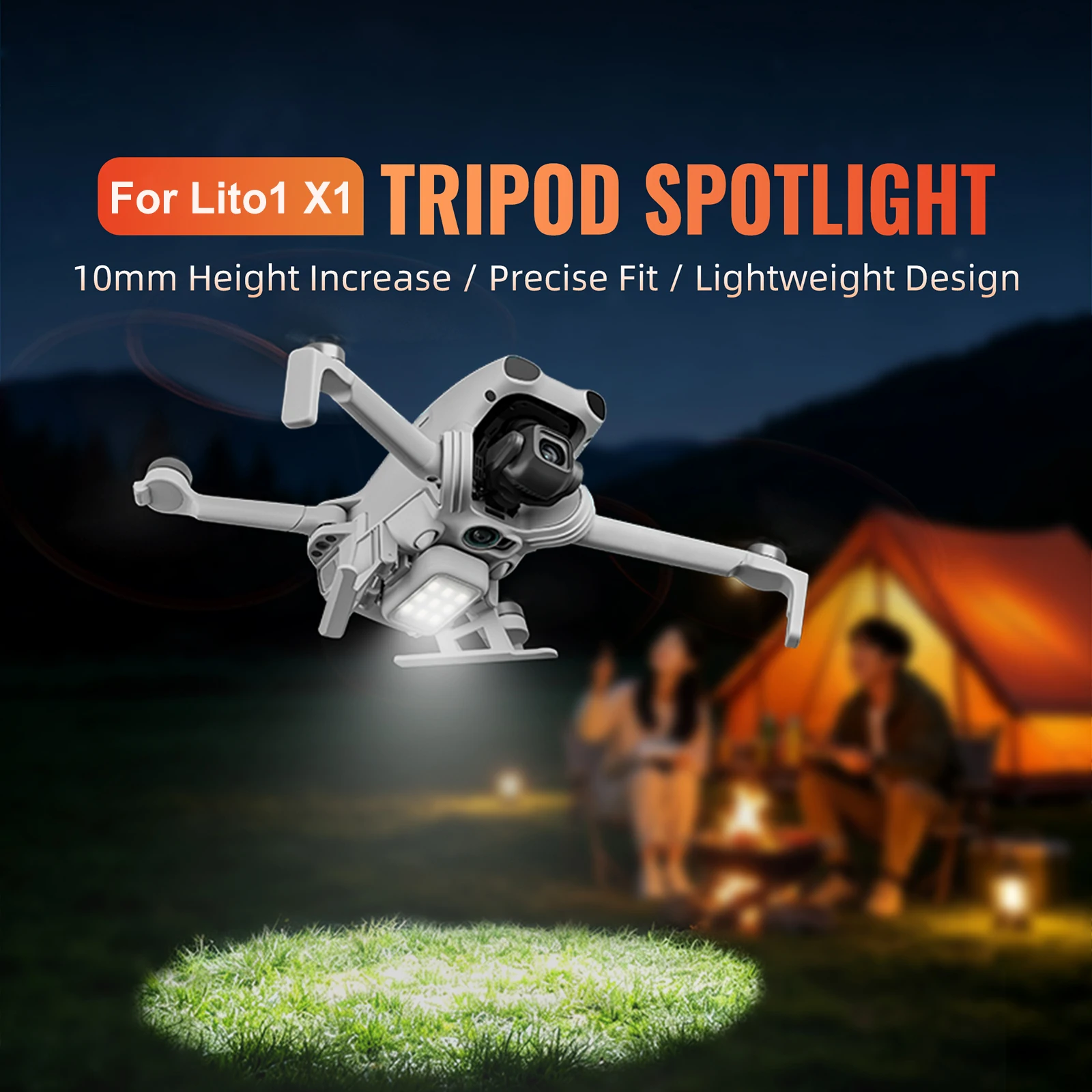 Landing Gear for Lito 1/X1 Drone Height Extended Leg Accessory Height Extension Landing Gear for Drone Accessories