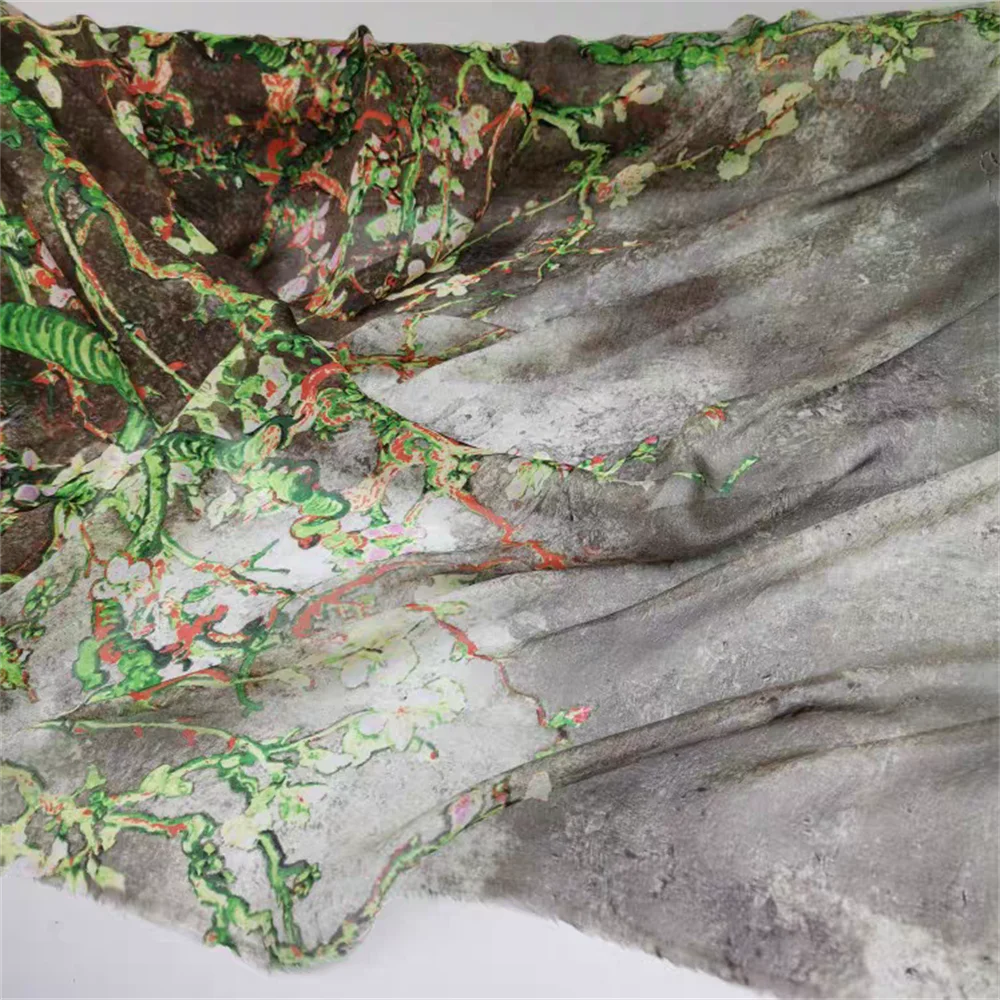 

African Lace Fabric Silk Chiffon Lace 2024 Newest High Quality Nigerian Embroidered African Lace Fabric 5 Yard Sewing