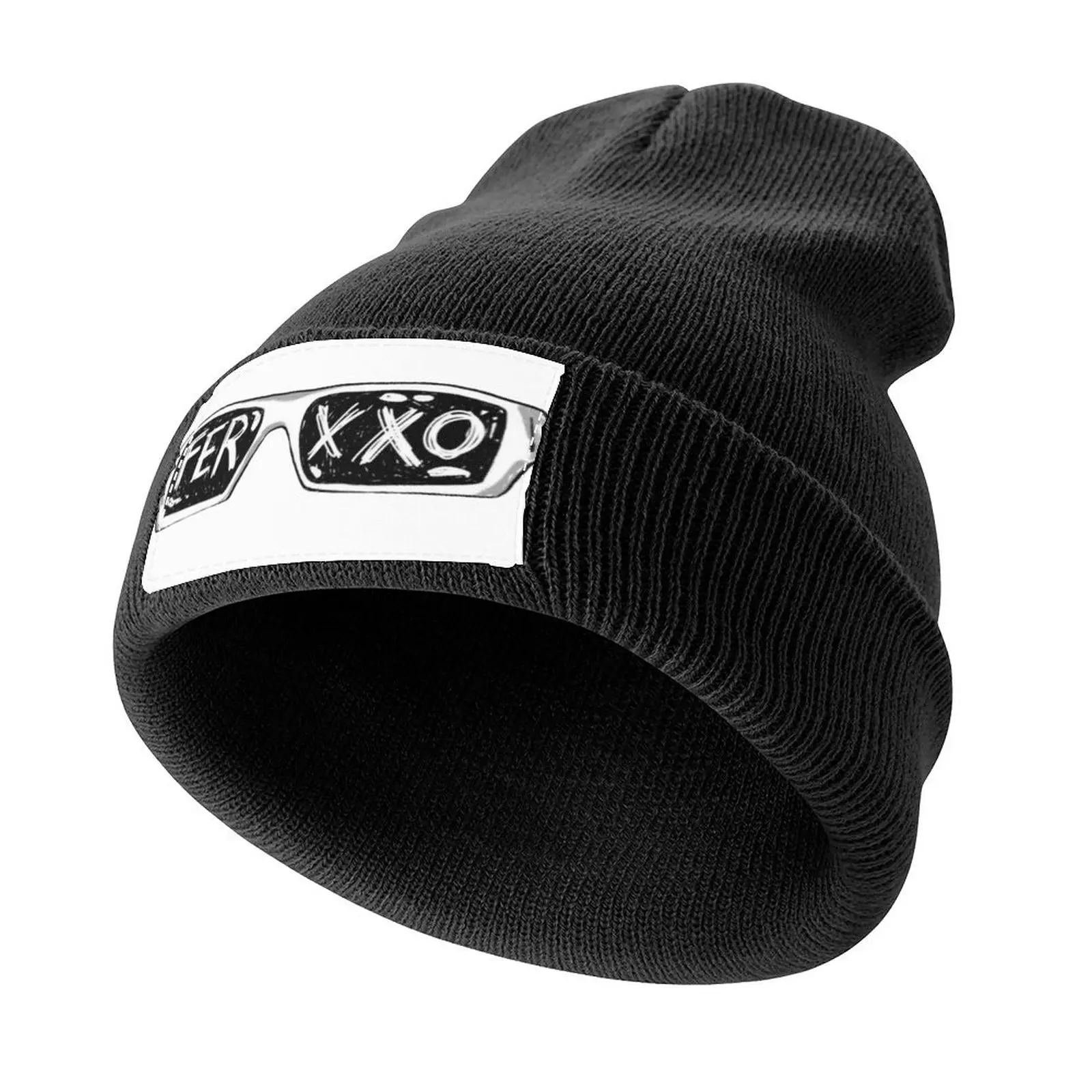 Ferxxo glasses t-shirt - Feid logo classic sticker Knitted Cap Sun Cap Horse Hat Hip Hop Thermal Visor For Women 2025 Men's