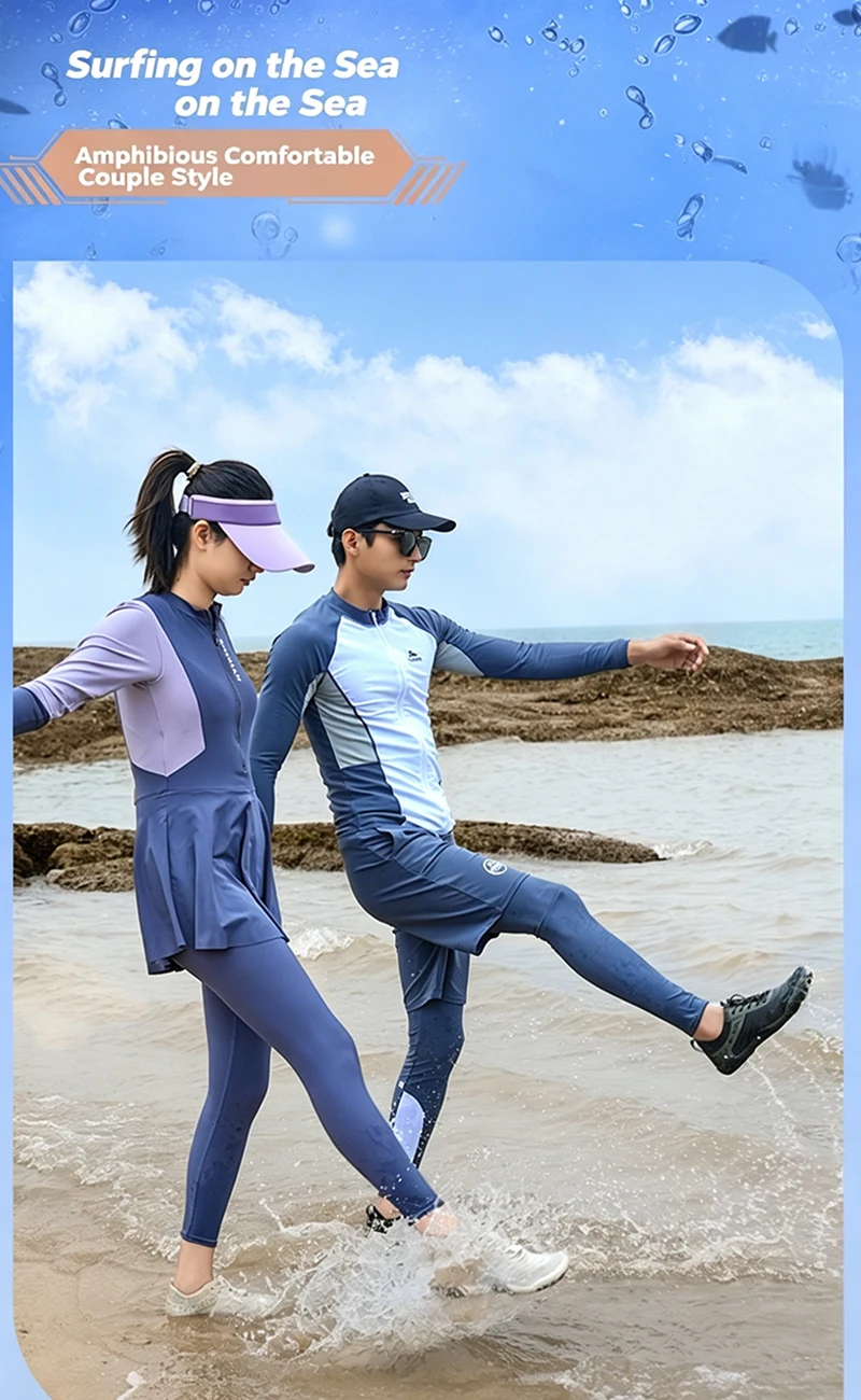 Summer Wide-Head Wading Shoes Men Barefoot Upstream Sketch Shoes Fitness Cycling Yoga Casual Sandals Women Water Sports Shoes