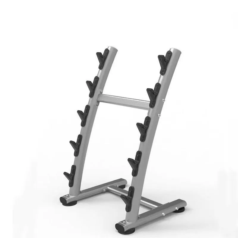 Single-Sided Power Rack Free Standing Barbell Storage with J-Hooks & Safety Bars