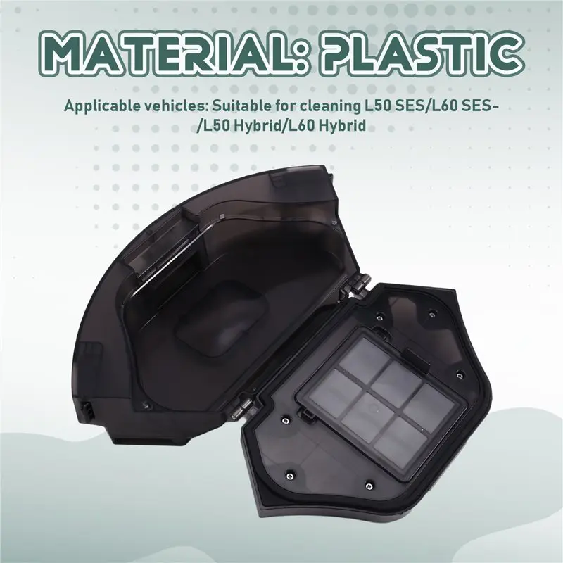 ASWUT-2 في 1 خزان مياه وصندوق غبار لـ Eufy Clean L50 SES / L60 SES / L50 Hybrid / L60 قطع غيار هجينة سلة المهملات والغبار