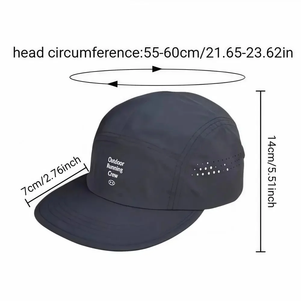 Color Block 5 Panel Baseball Cap - Embroidered Letter Quick Dry Mesh Breathable Sports Cap, Fashion Casual Lightweight Wear Hat