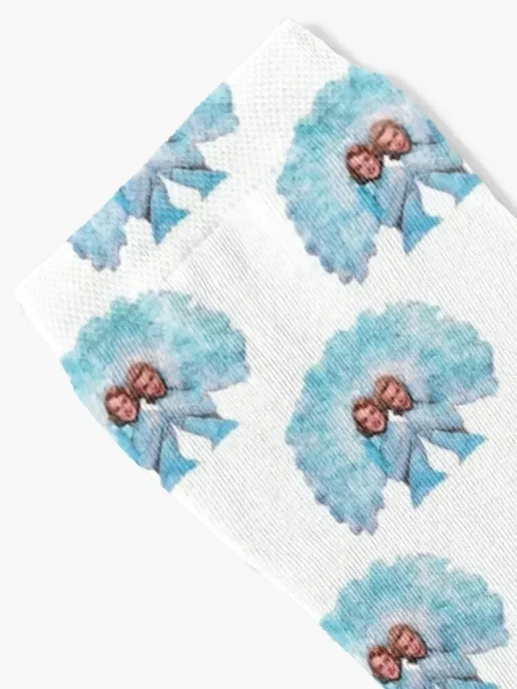 Sisters - Watercolor Socks with print Rugby Novelties Sports Male Socks Women's