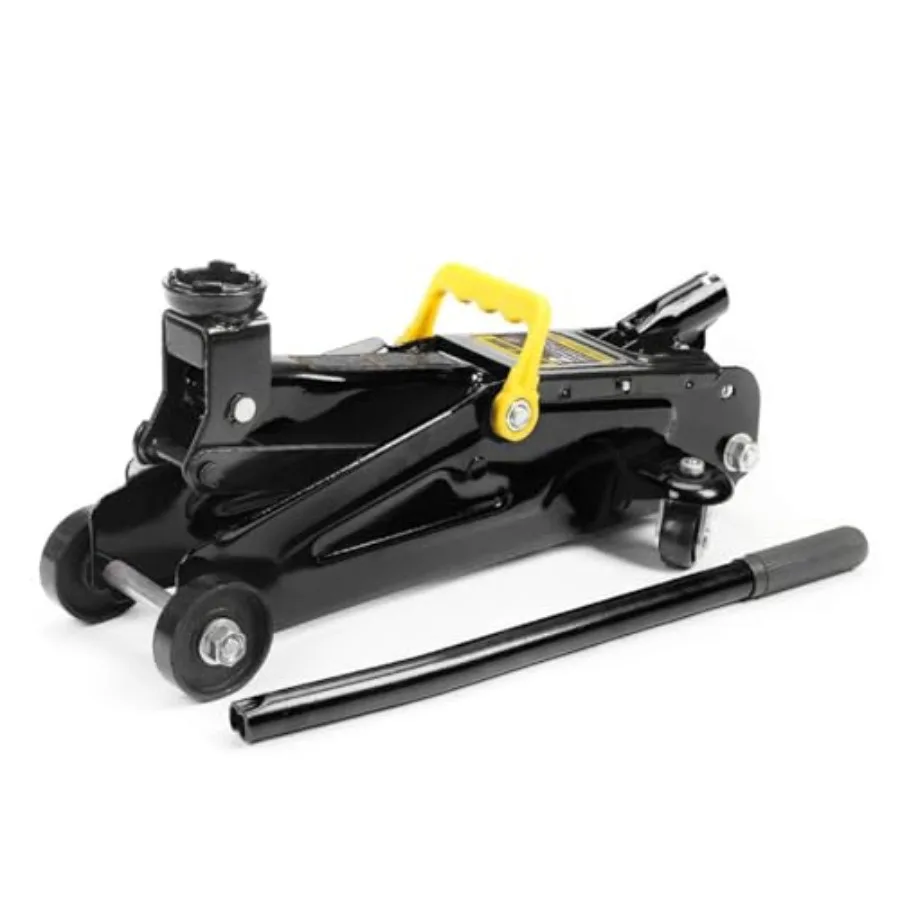 

2 Ton Hydraulic Floor Jack for SUVs and Cars, Heavy Duty Steel, Black, 4000 lbs Capacity, Low Profile 5.2-13.3 Lifting Range