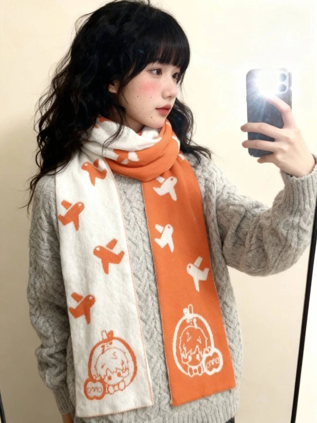 

2025 New Arrival Anime Game Love and Deepspace Cosplay Scarf Caleb 170x30cm Warm and Cute Birthday Present Christmas Gift