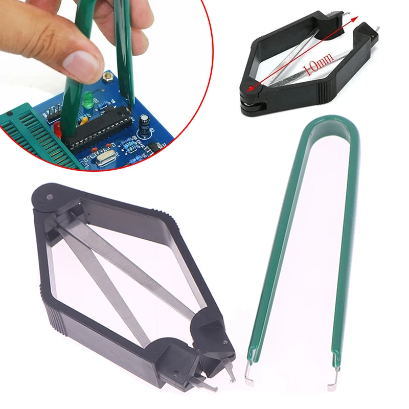 

U-образный экстрактор микросхем, машинный зажим для удаления экстрактов, съемник, инструмент для ремонта, погружной всадки, антистатический экстрактор