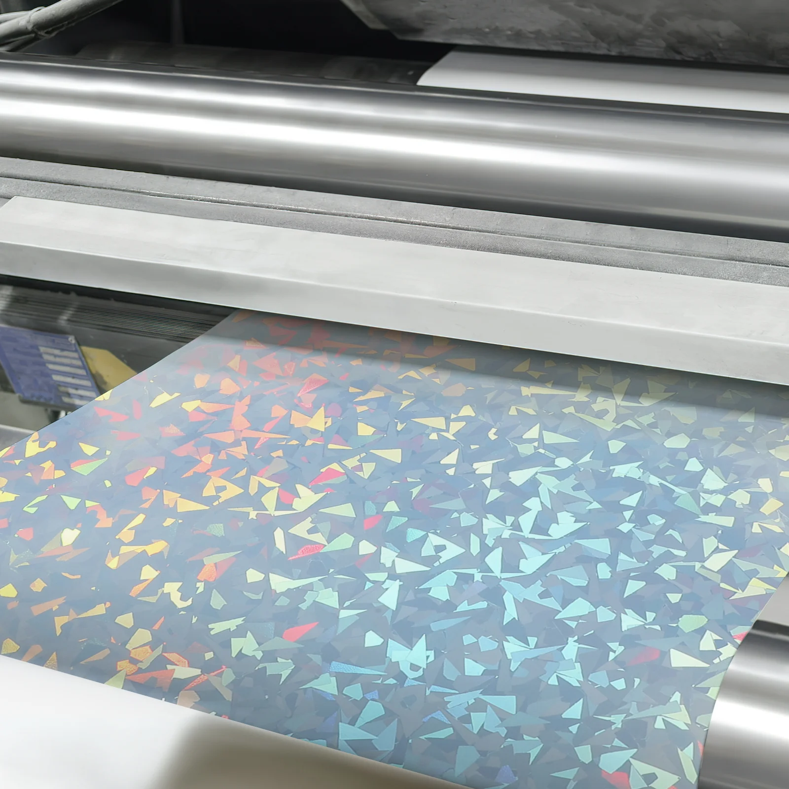 10 Sheets Adhesive Sticker Paper Vinyl Printable Holographic Paper for Store Display and Label Printing Office Supplies