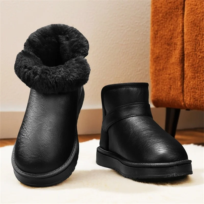 العلامة التجارية الشتاء الثلوج أحذية رجالية أحذية دافئة أفخم أحذية المشي لمسافات طويلة أحذية كاجوال مقاوم للماء أحذية رياضية رجالية أحذية العمل في الهواء الطلق #6