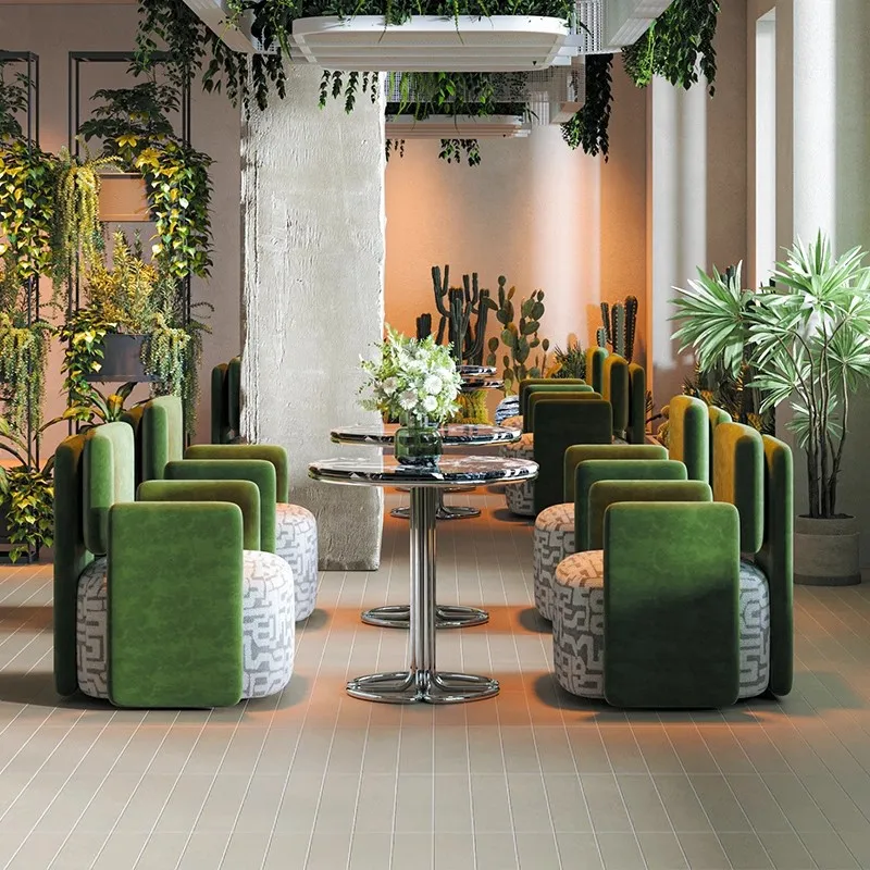 미니멀리스트 소파 테이블 세트 이미지