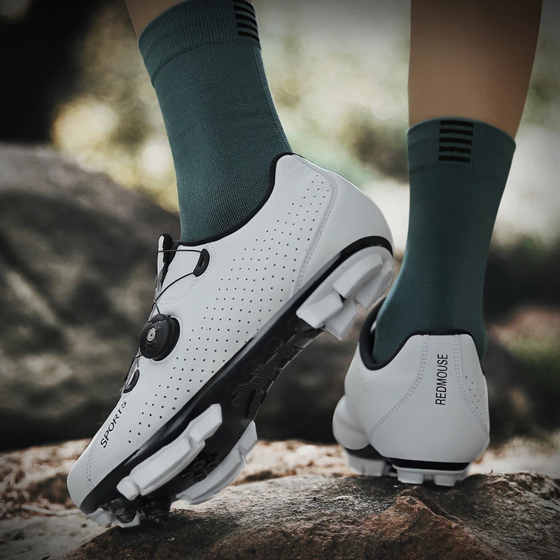 أحذية ركوب الدراجات MTB مع المرابط للرجال والنساء ، حذاء رياضة الدراجة الطريق ، أحذية ركوب الدراجات الجبلية ، سباق السرعة الجبلية ، Mtb