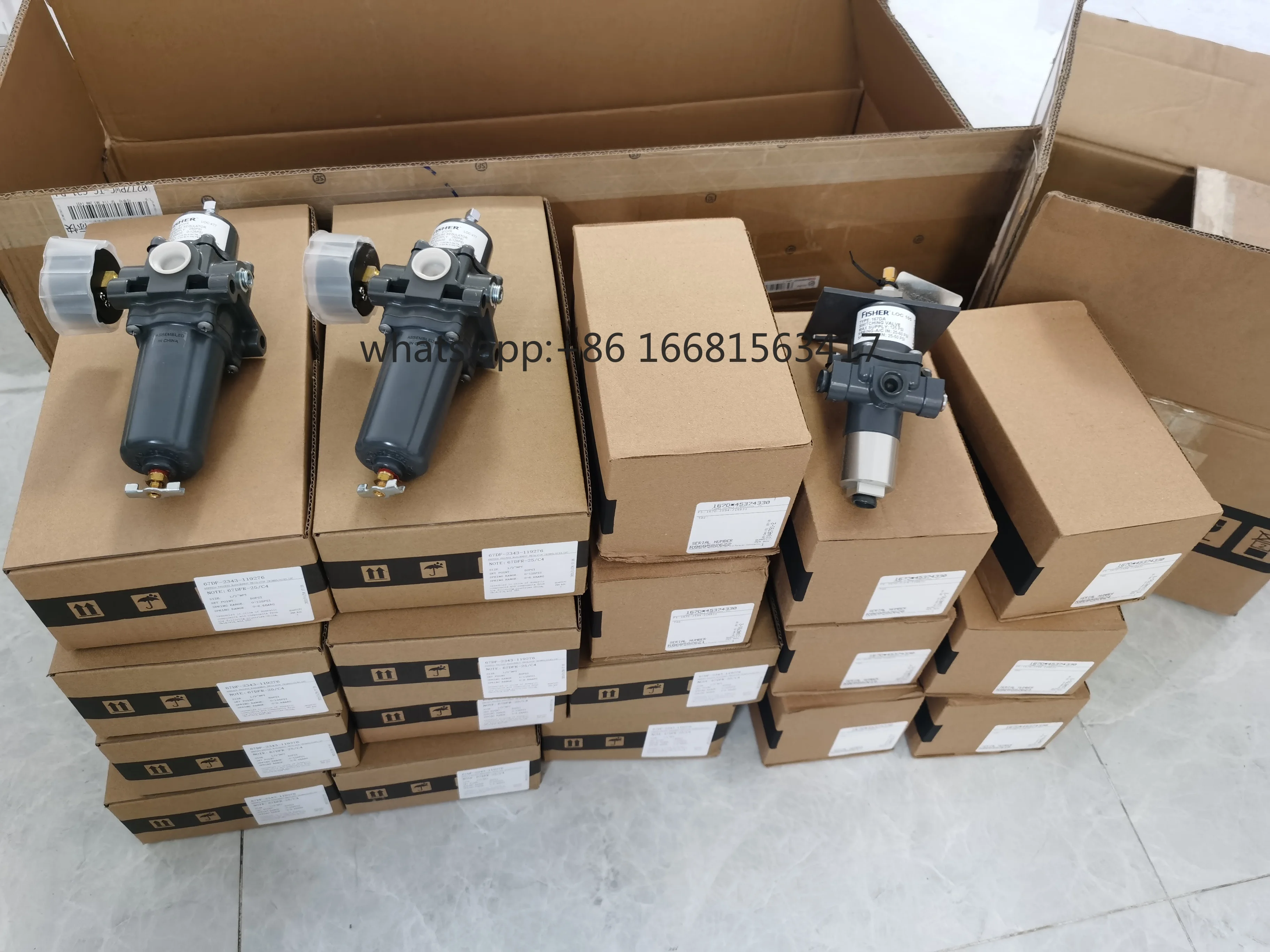 Fisher 67DFSR High Precision 67D Series Filter Pressure Reducing Regulator Stainless Steel Valve Fisher